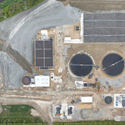 Newthorpe STW aerial view (July 2025) - Courtesy of Mott MacDonald Bentley
