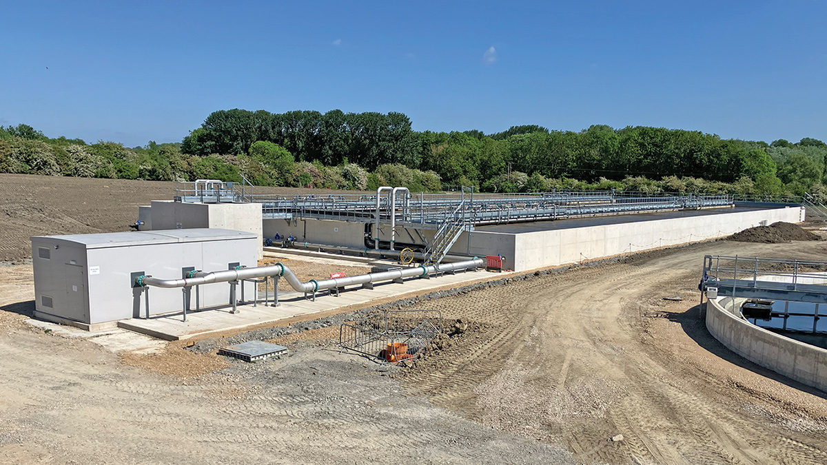 Blowers kiosk and ASP at Newthorpe STW - Courtesy of MMB