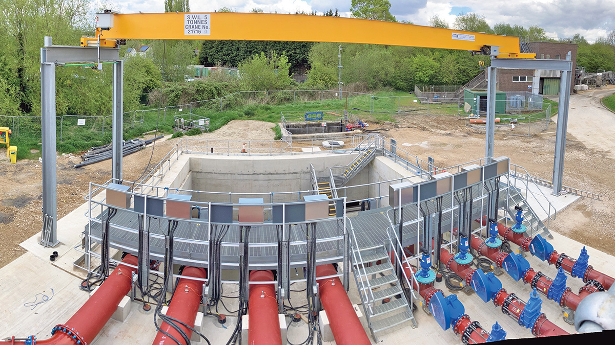 Heanor storm and sewage transfer pumping station - Courtesy of MMB