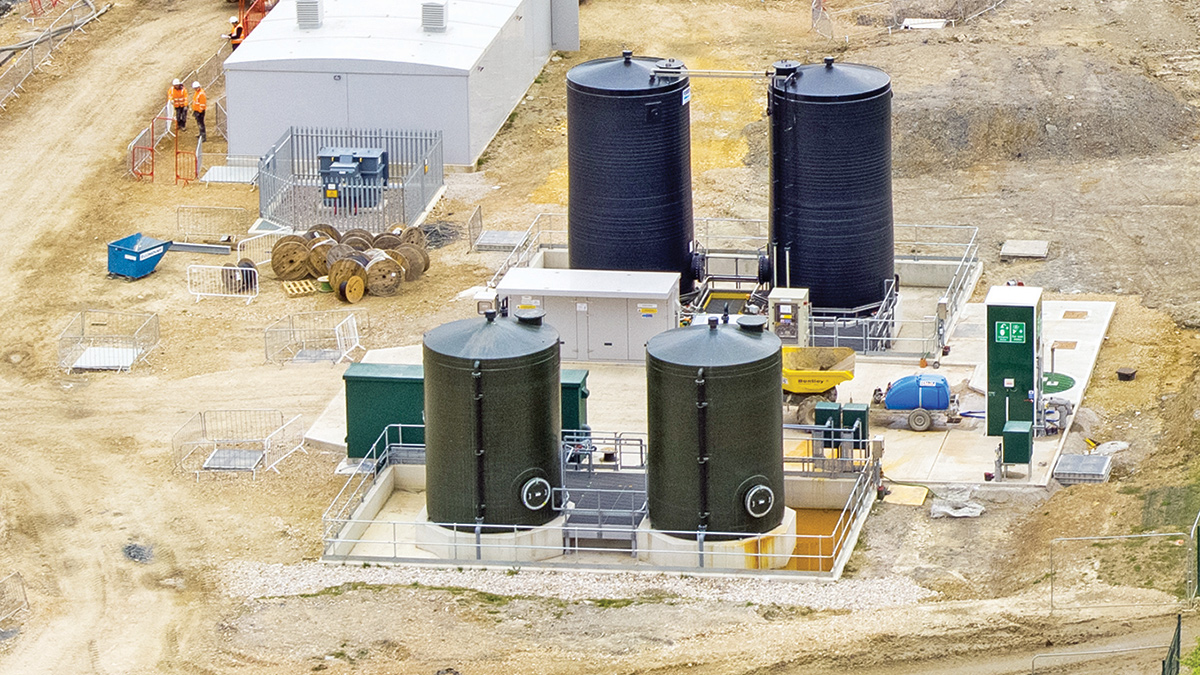 Newthorpe chemical dosing and MCC - Courtesy of MMB