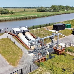 Aerial view of Norton pumping station looking towards Reedham - Courtesy of Water Management Alliance
