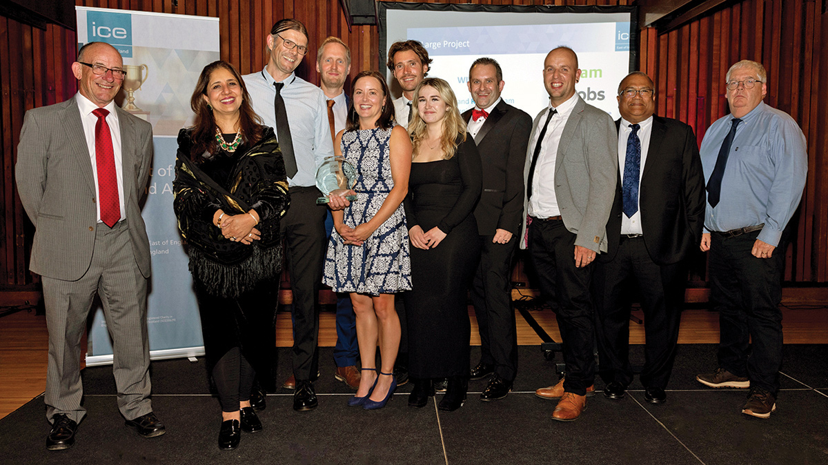 Norton pumping station won the large project of the year at the 2024 ICE East of England Awards ceremony - Courtesy of ICE