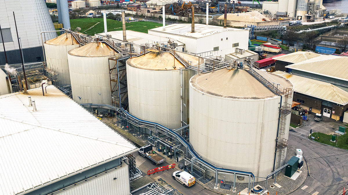 Anaerobic digesters - Courtesy of Murphy