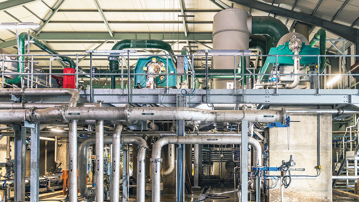 Sludge dewatering - Courtesy of Murphy