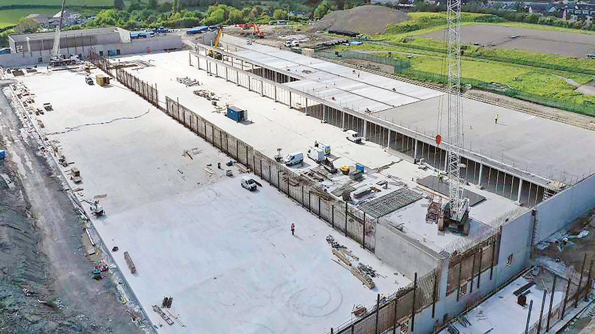 Saggart Reservoir Cell 1 under construction - Courtesy of Coffey