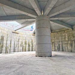 Inside the stormwater storage tank - Courtesy of Active Tunnelling Ltd