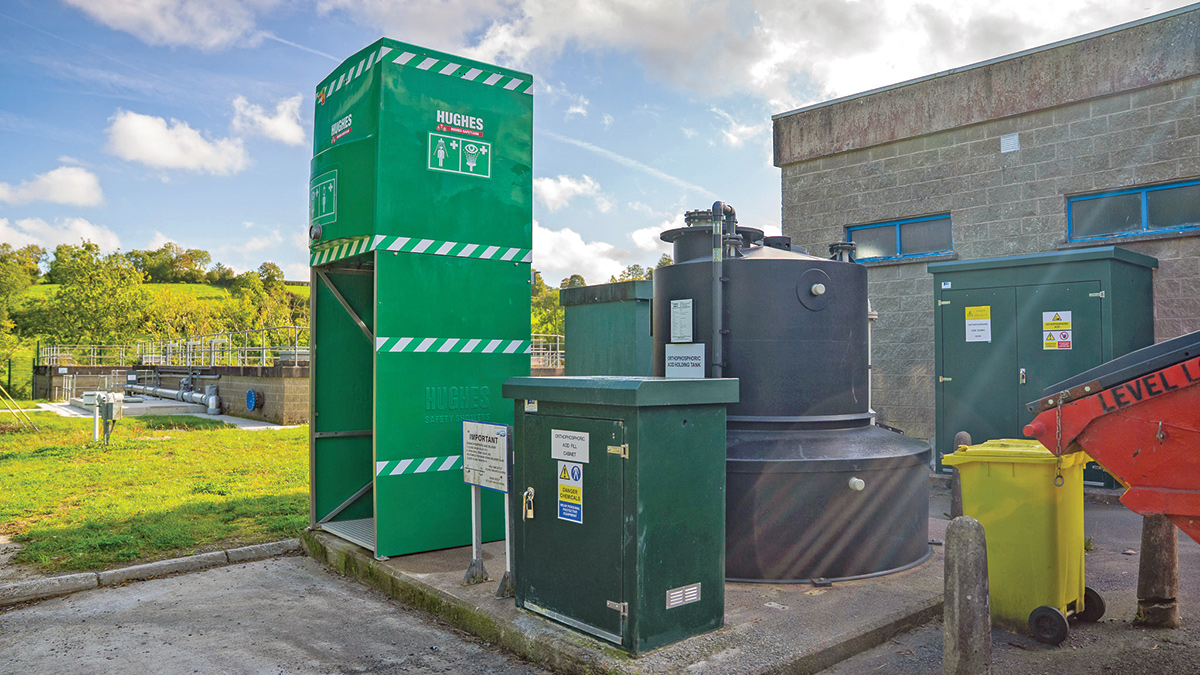 Orthophosphoric dosing plant - Courtesy of NI Water