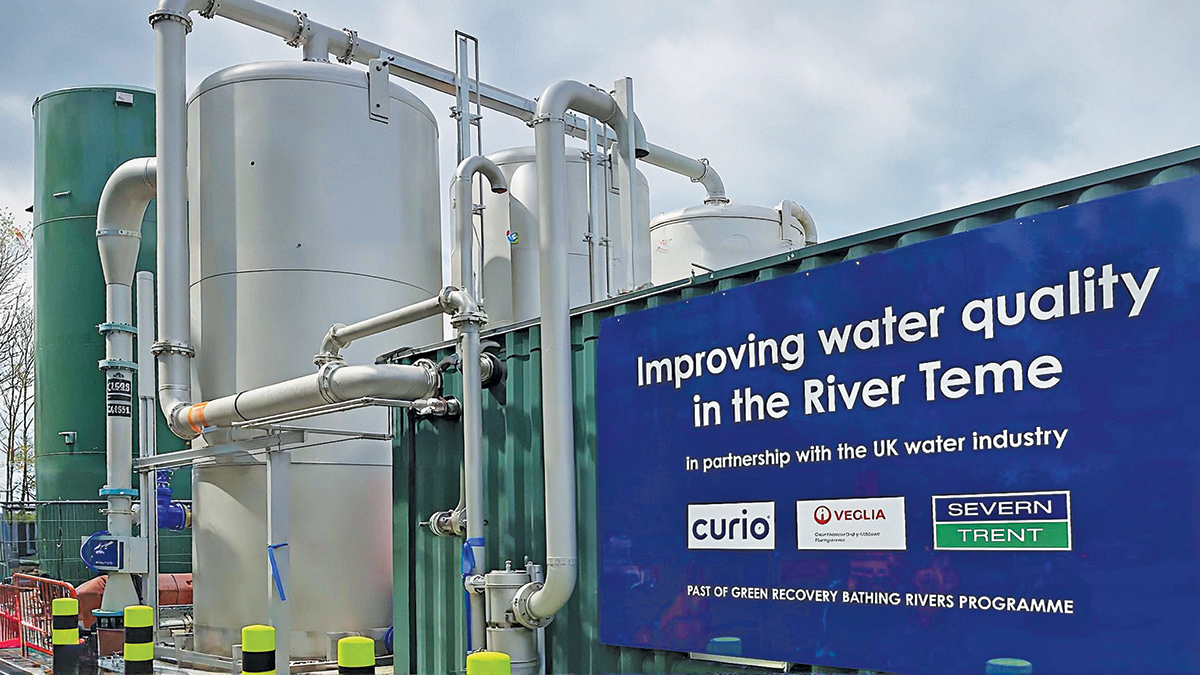 Installation at Ludlow STW - Courtesy of Severn Trent