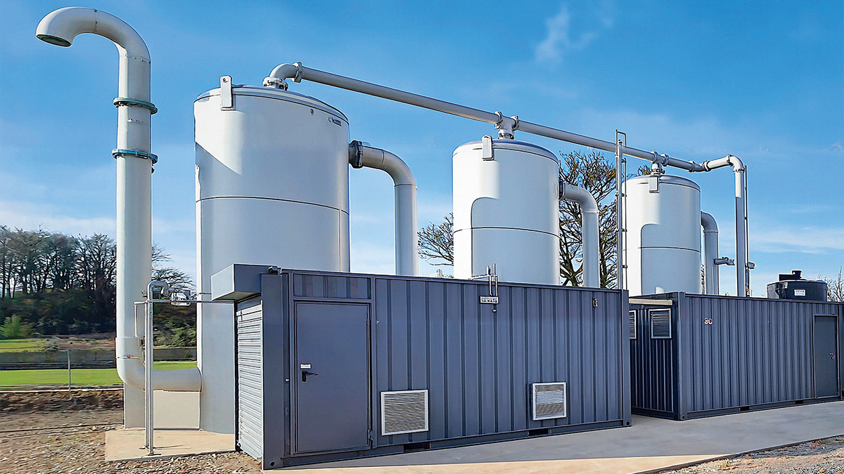 Tanks installed at Itchen Bank - Courtesy of Severn Trent