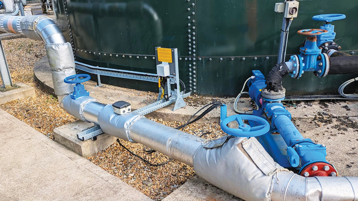 New Storm Return MAG Sensor at Cowfold WwTW - Courtesy of Trant Engineering