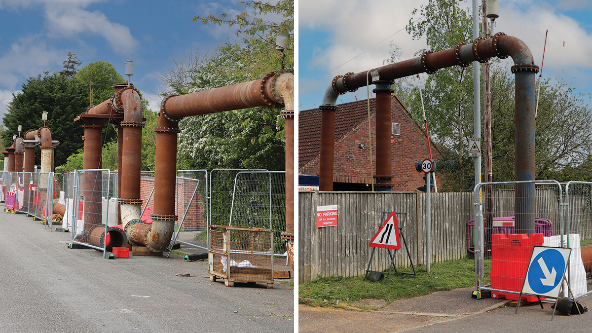 omplex overpumping arrangement - Courtesy of Anglian Water’s @one Alliance