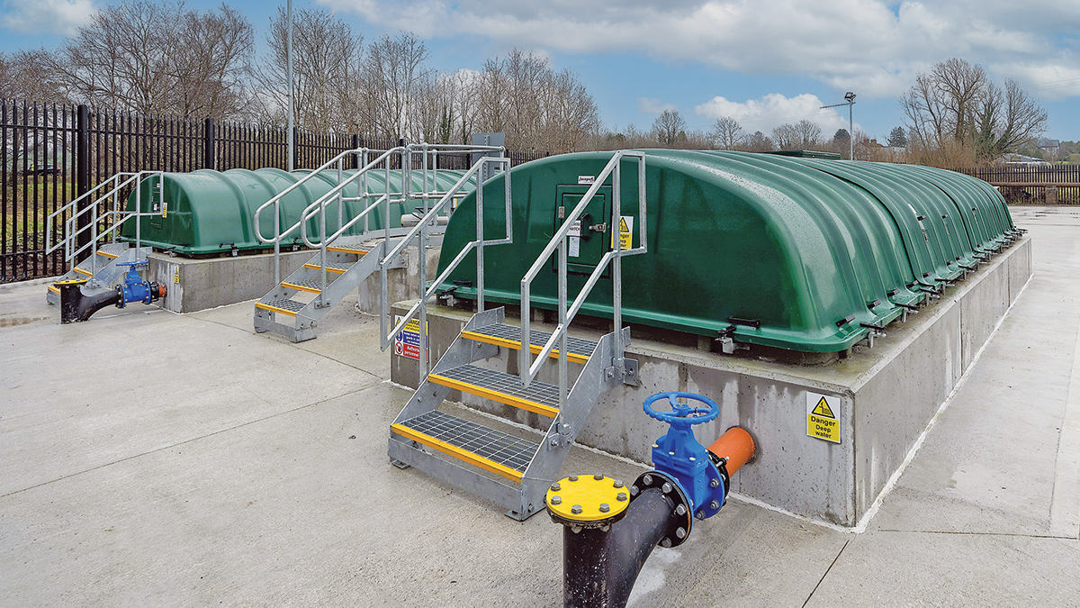 The new rotating biological contactors - Courtesy of NI Water