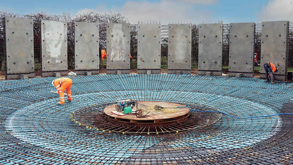 Final settlement tank construction - Courtesy of Anglian Water’s @one Alliance