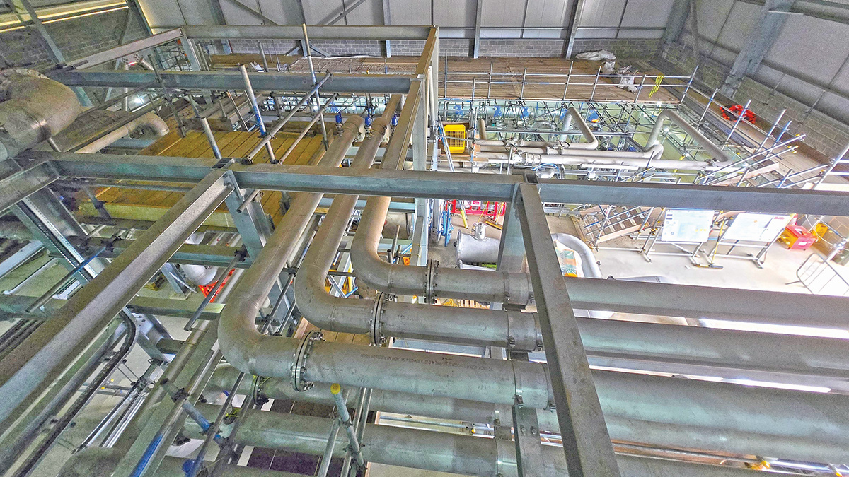 CeraMac inlet pipework - Courtesy of Severn Trent/Nijhaus/PWNT