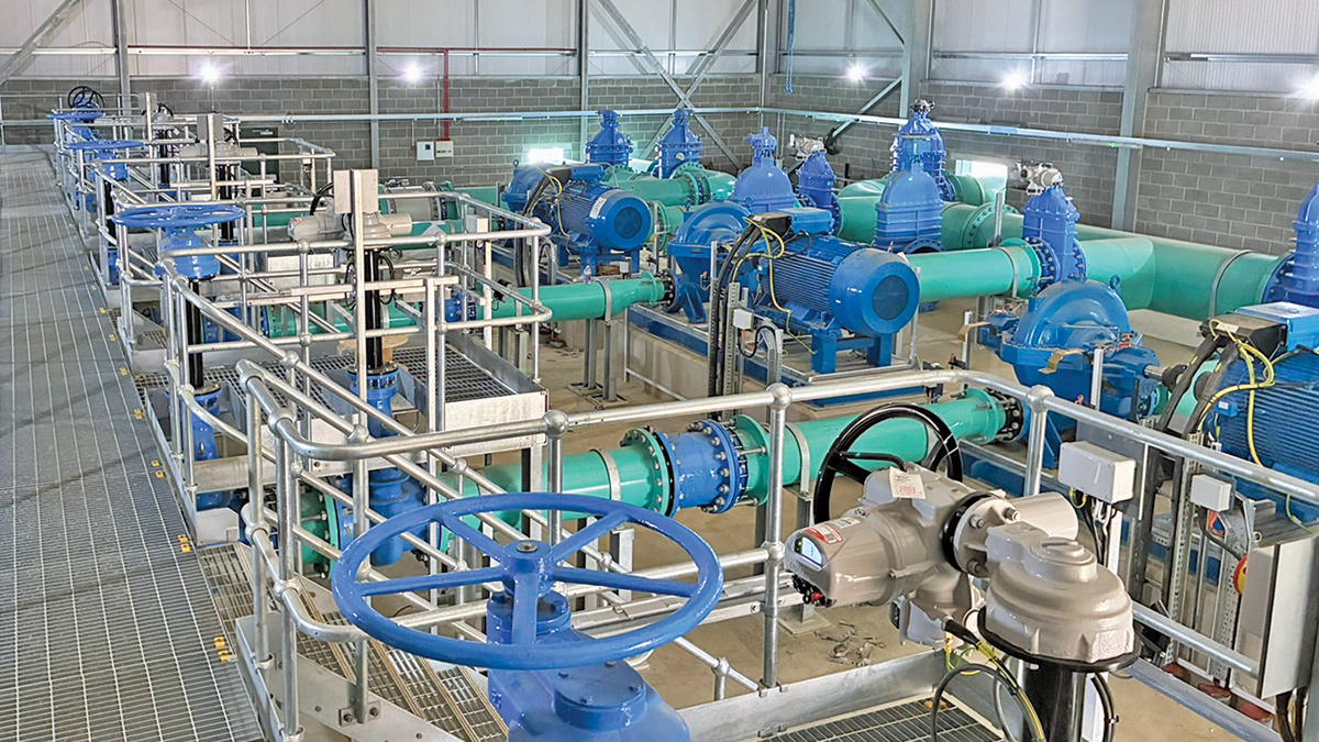 High lift pumping station - Courtesy of MWH Treatment