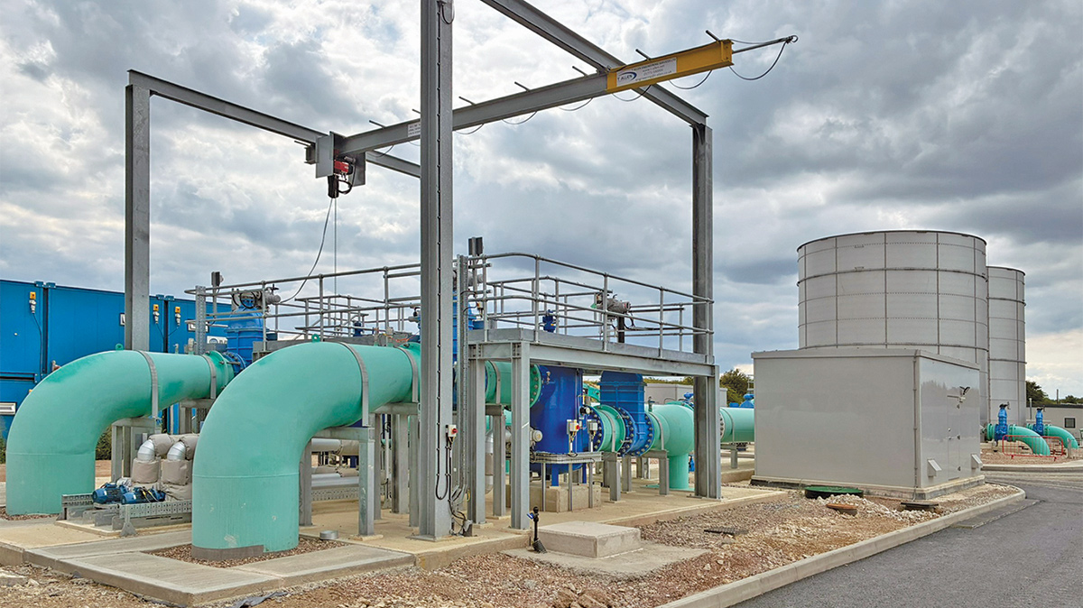 Bollfilter strainers - Courtesy of MWH Treatment