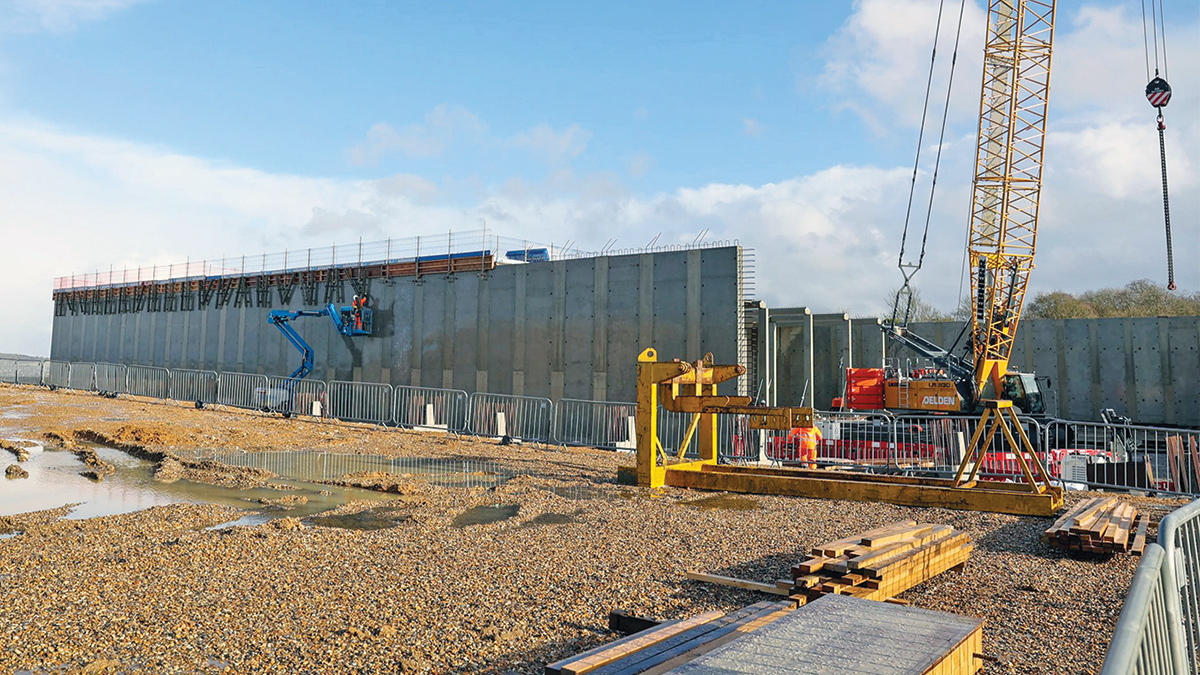 Chaul End Reservoir under construction - Courtesy of OCU Group