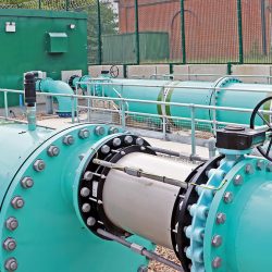 The connecting pipework between the power & kiosks and the sampling & dosing points - Courtesy of @one Alliance
