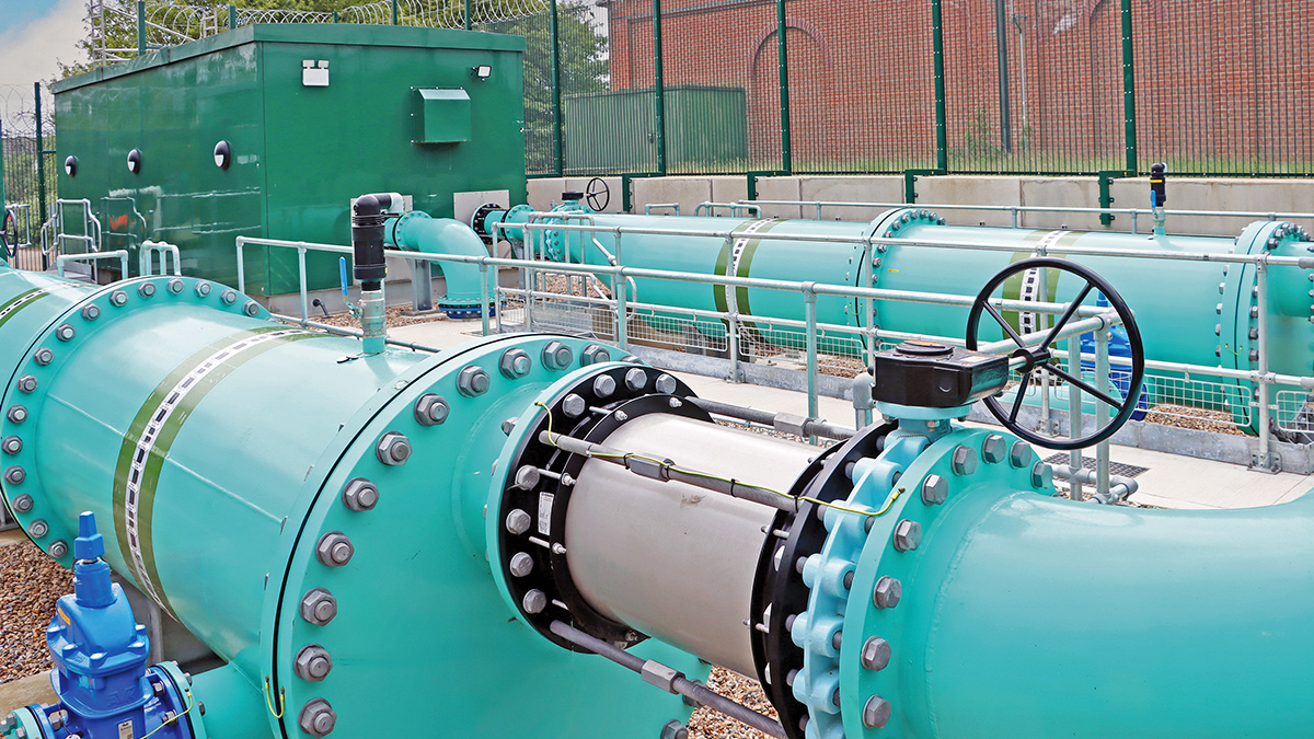 The connecting pipework between the power & kiosks and the sampling & dosing points - Courtesy of @one Alliance