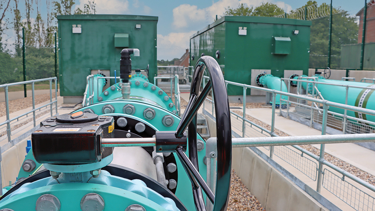 The newly installed pipework & kiosk - Courtesy of @one Alliance
