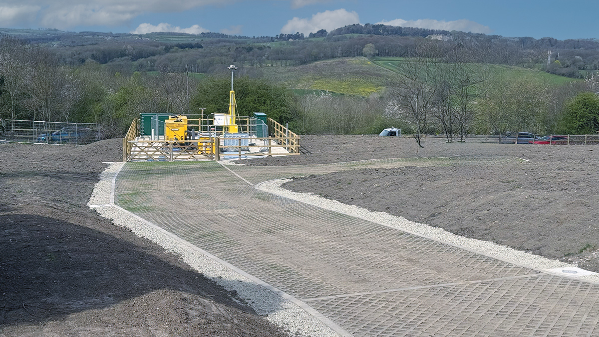 New pumping station with temporary pumping arrangements in place prior to permanent electrical installation - Courtesy of Galliford Try
