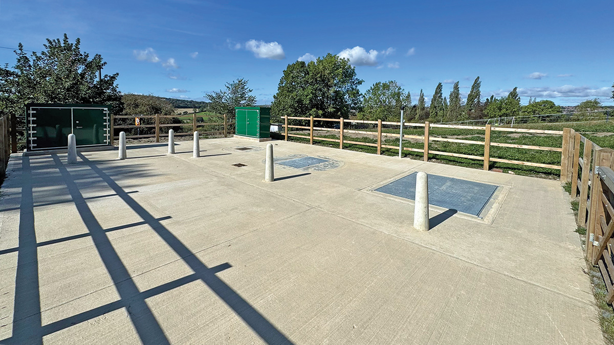 Completed pumping station - Courtesy of Galliford Try