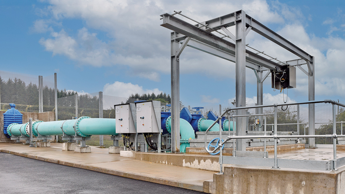 New interstage pumping station - Courtesy of Lowry Building & Civil Engineering