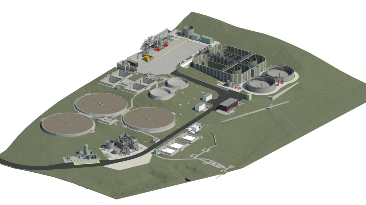 3D design model of the site - Courtesy of Mott MacDonald Bentley