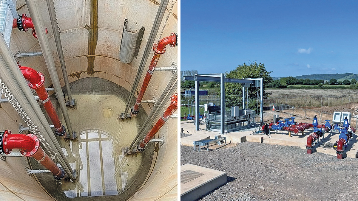 Multi media filtration plant pump station under construction - Courtesy of Envolve Infrastructure