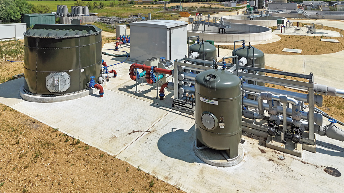 Bluewater Bio FilterClear tertiary solids removal plant - Courtesy of Galliford Try
