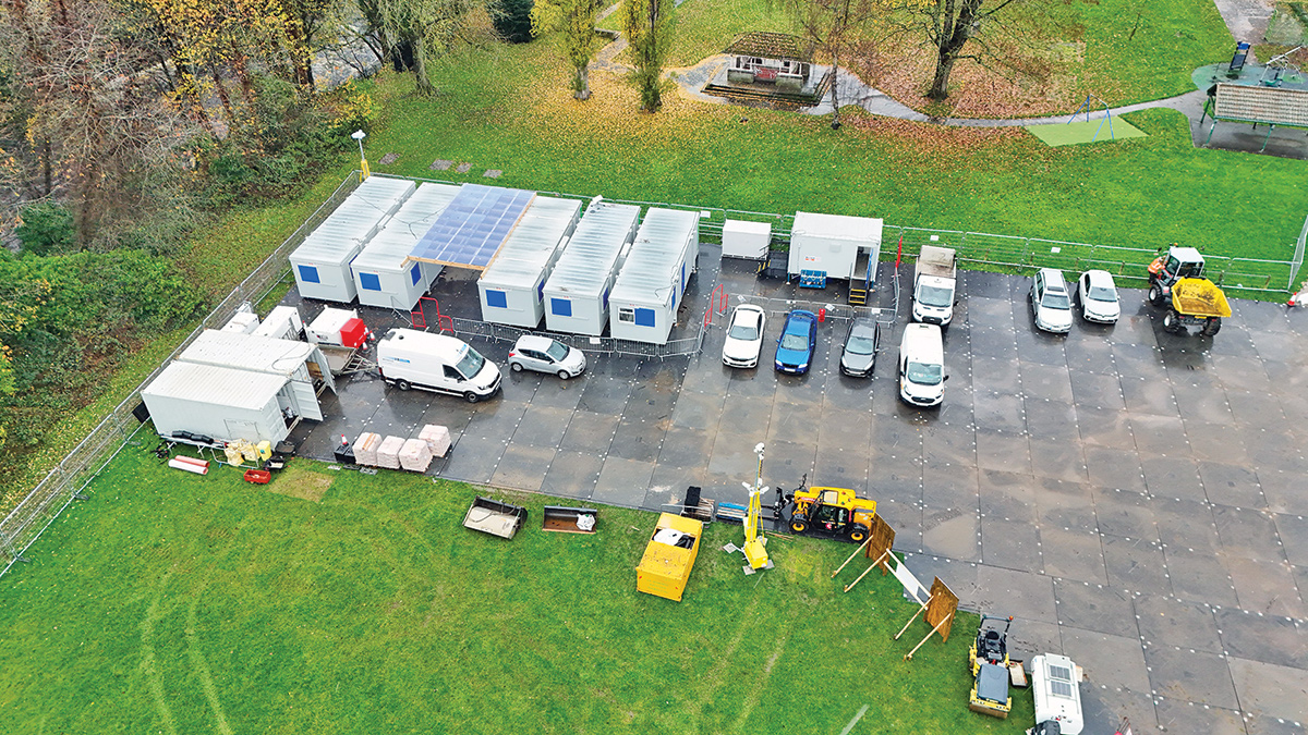 Site setup - Courtesy of JN Bentley