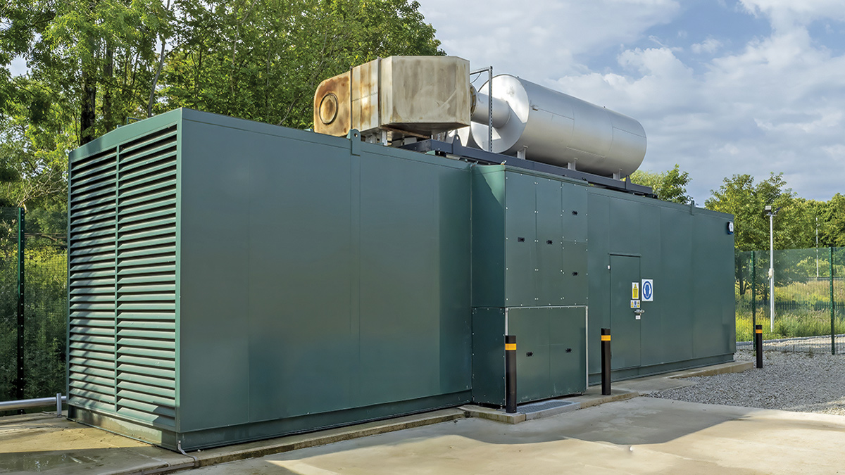New standby generator - Courtesy of Murphy & South East Water