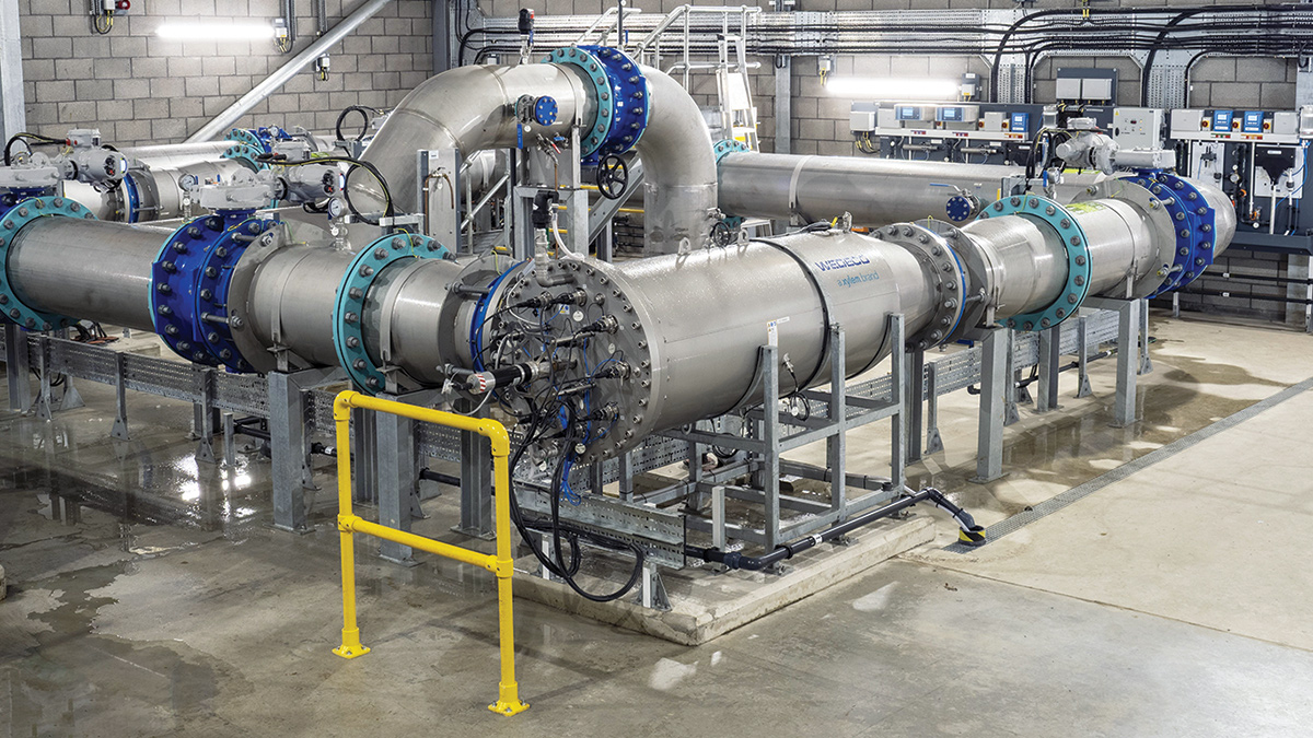 Xylem Wedeco UV system - Courtesy of Murphy & South East Water