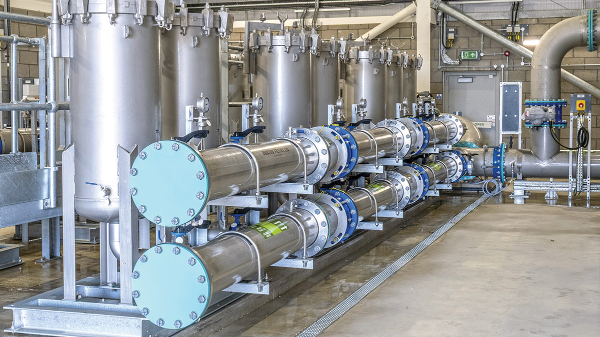 Two-stream cartridge filtration system from Amazon Filters - Courtesy of Murphy & South East Water