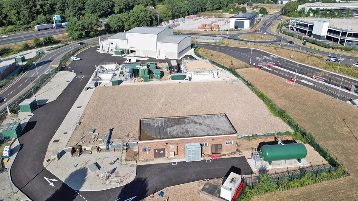 Overview of completed site - Courtesy of Murphy & South East Water