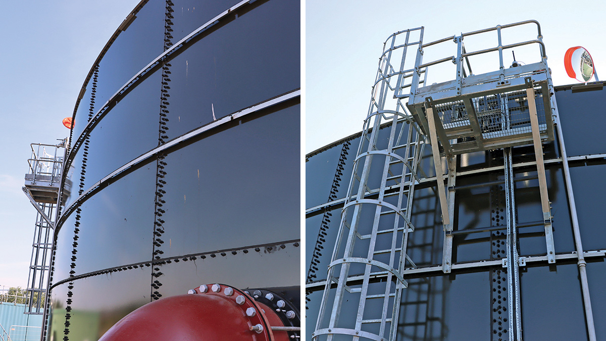 Access to the tank roof - Courtesy of @one Alliance
