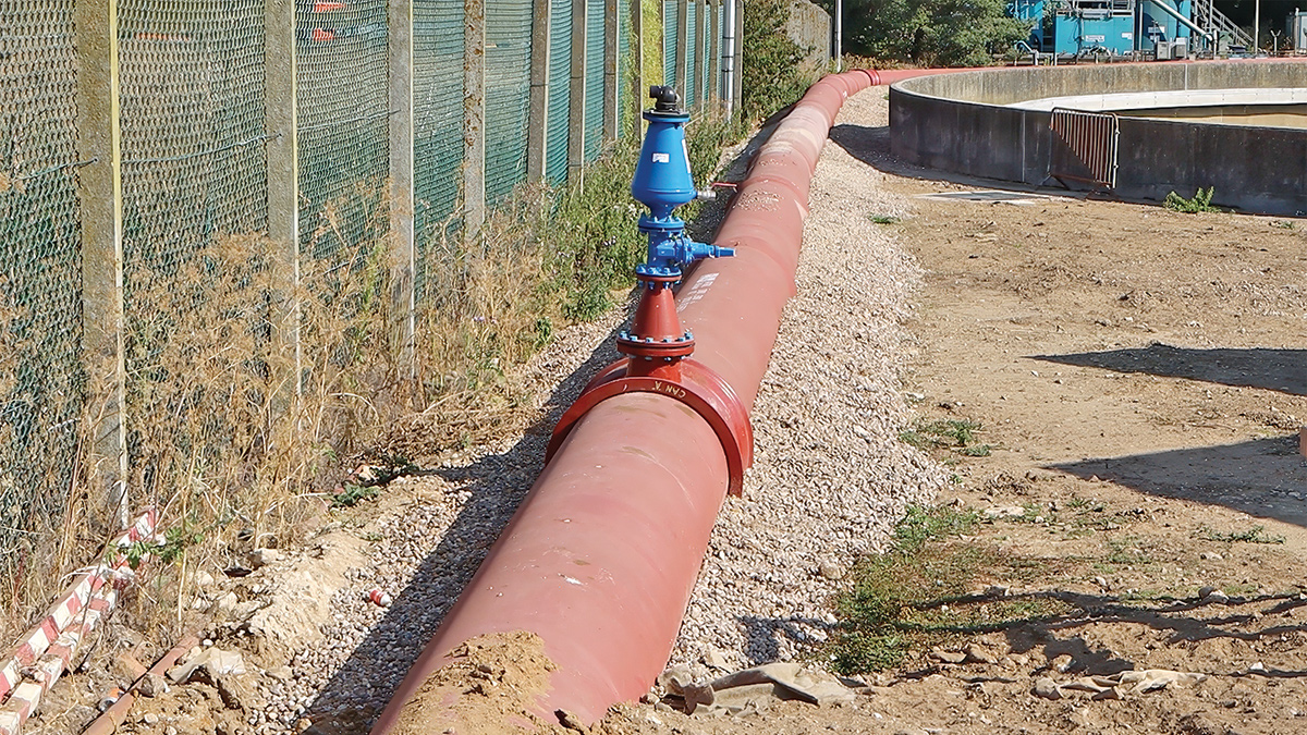 New feed pipe at Canwick WRC - Courtesy of @one Alliance