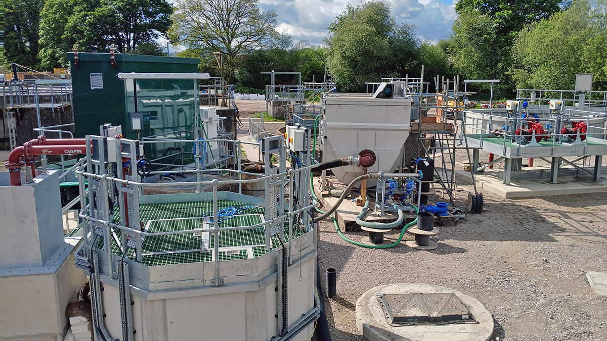 Final effluent chamber and sampling chamber - Courtesy of Eric Wright Water Ltd