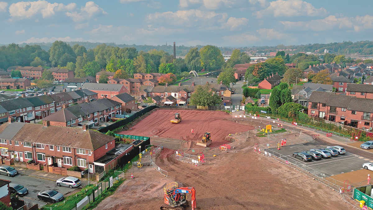 Site preparation - Courtesy of Barhale