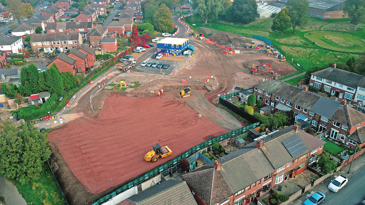 Site preparation - Courtesy of Barhale