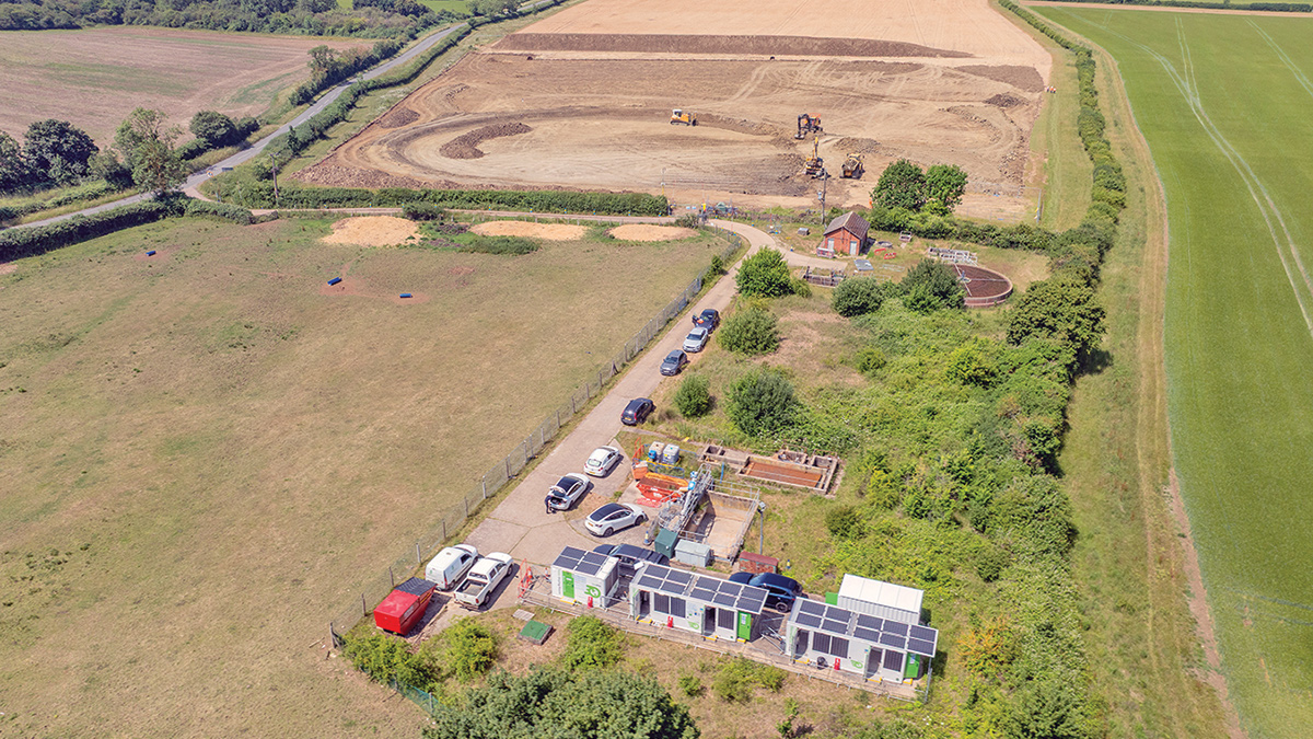 View of site accommodation and wetland site - Courtesy of@one Alliance