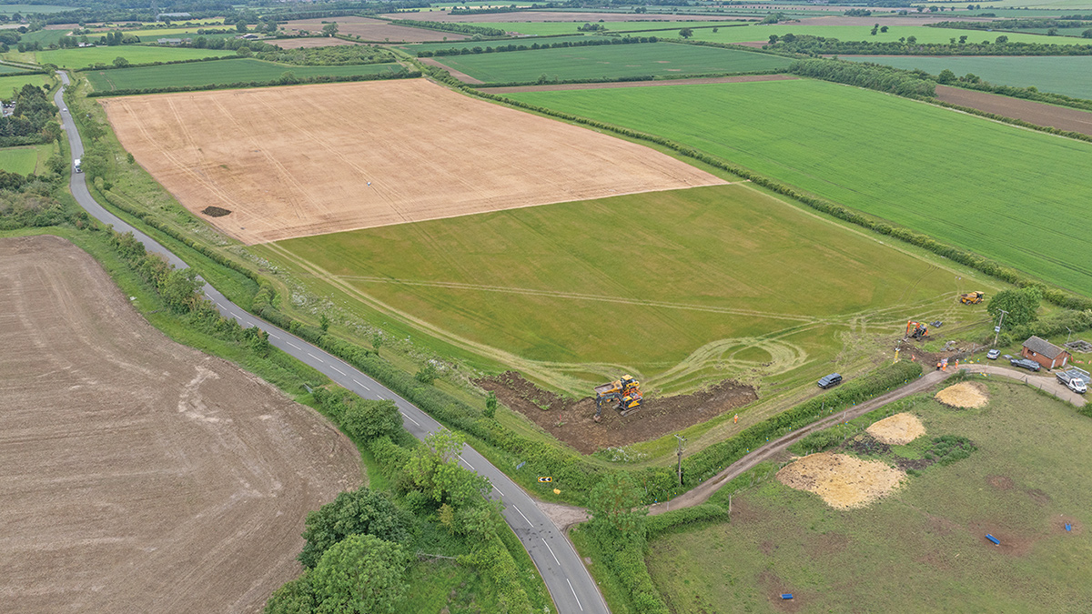 Start of turf stripping - Courtesy of@one Alliance