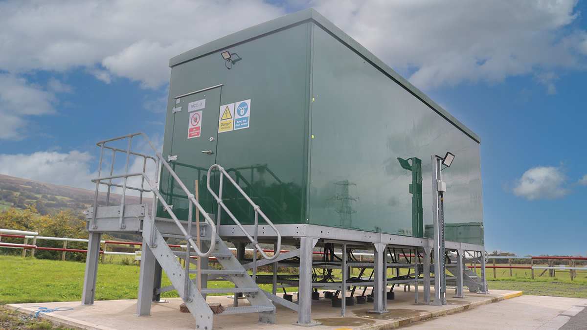 The new elevated DfMA MCC kiosk - Courtesy of Mott MacDonald Bentley