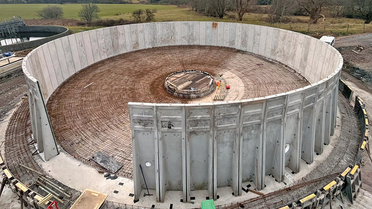 Construction of the new PST- Courtesy of Mott MacDonald Bentley