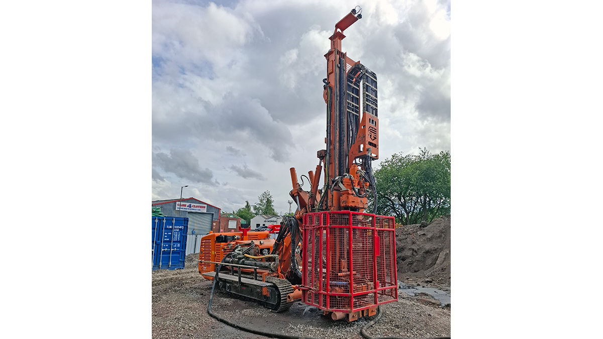 Casagrande C6 XP2 rig used by Van Elle for grouting of fissures & voids - Courtesy of Ward & Burke