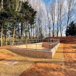 The completed stormwater storage tank - Courtesy of Galliford Try