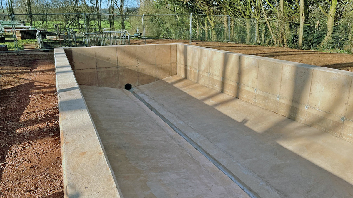 The completed stormwater storage tank - Courtesy of Galliford Try