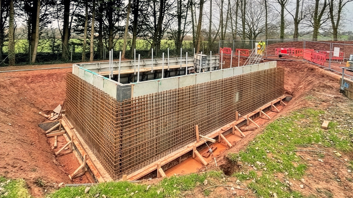 Storm tank construction - Courtesy of Galliford Try