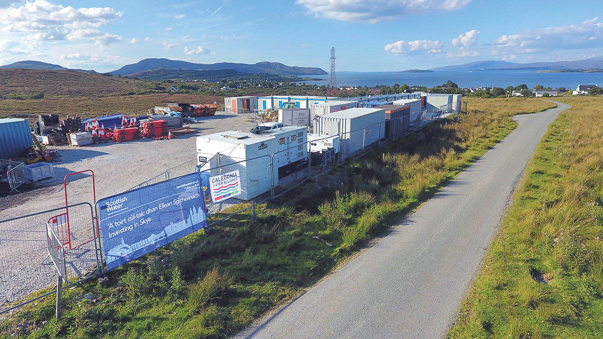 Broadford mains replacement on Isle of Skye - Courtesy of Caledonia Water Alliance