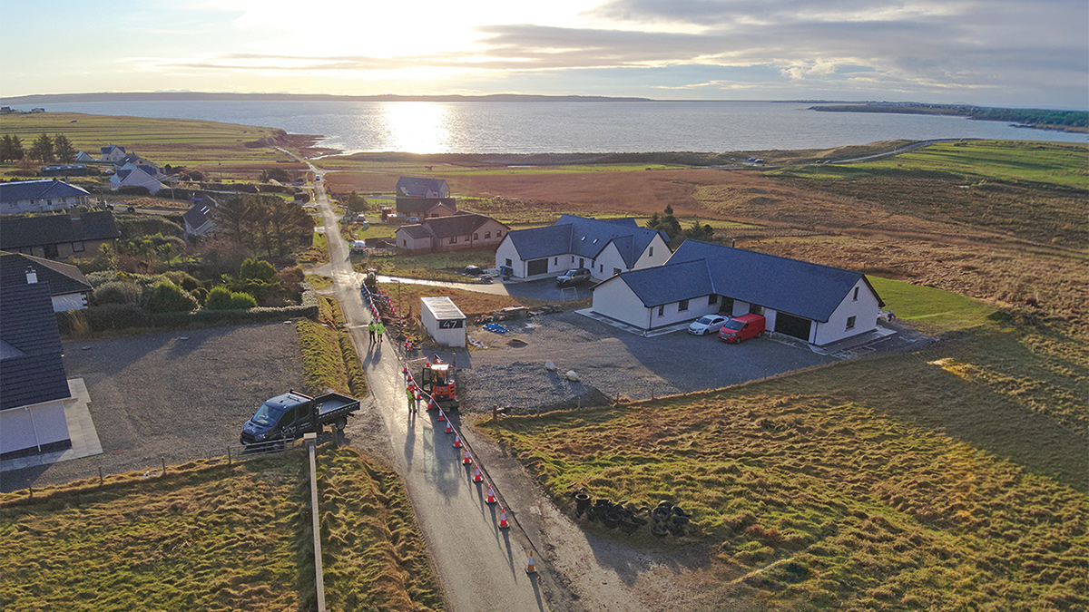 Mains replacement on Isle of Lewis - Courtesy of Caledonia Water Alliance